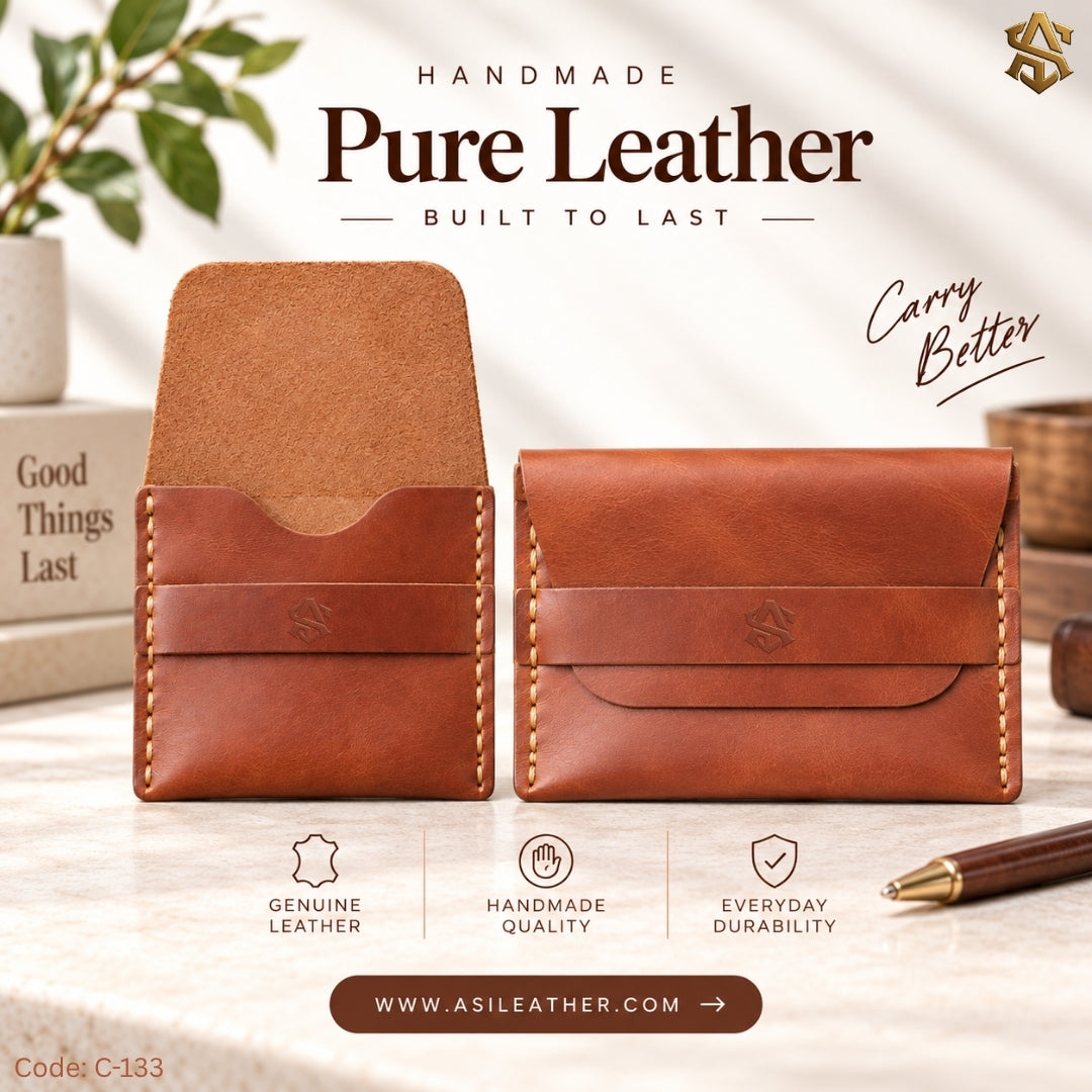Genuine Leather Cardholder Wallet C:133