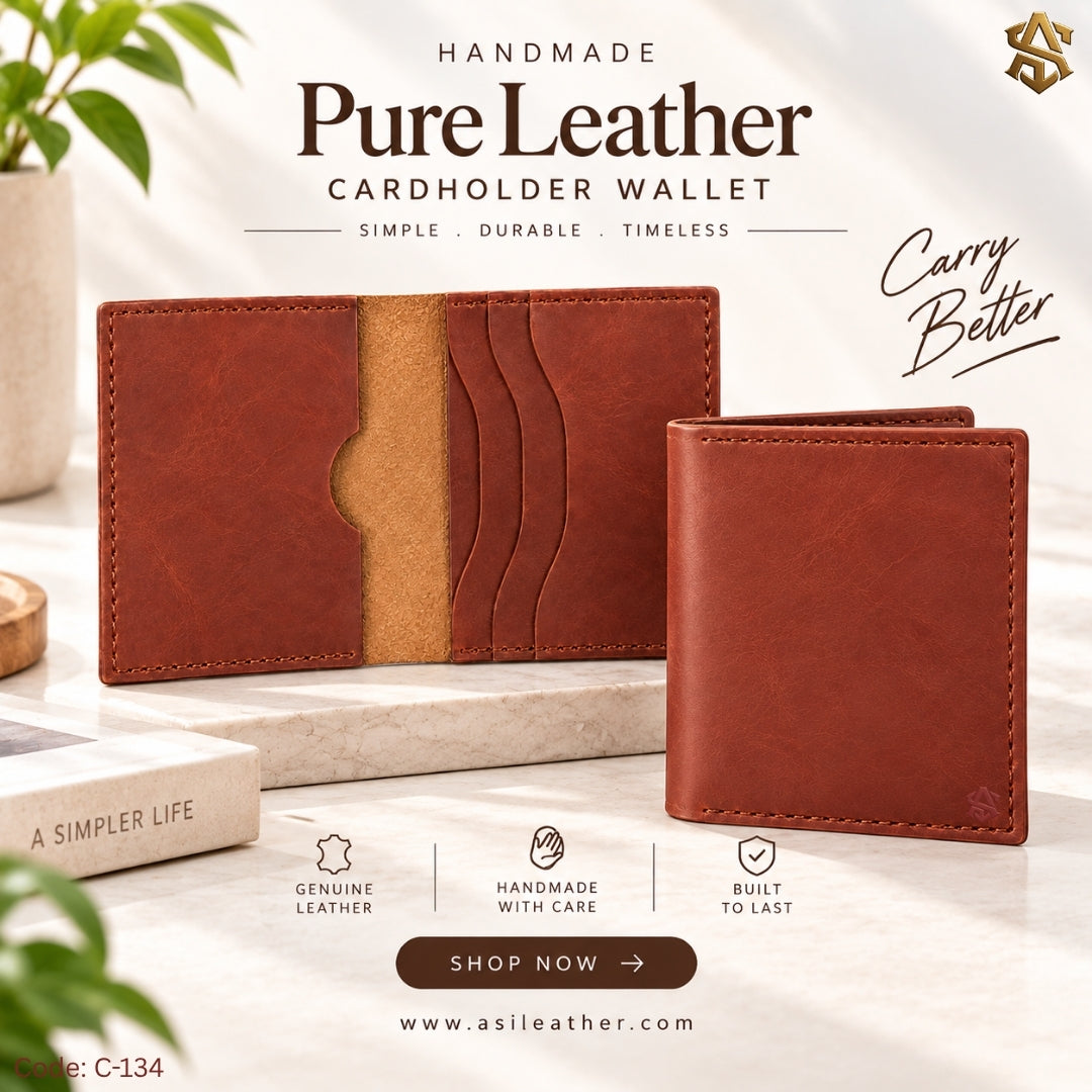 Genuine Leather Cardholder Wallet C:134