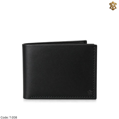 Genuine Leather Bi-Fold Wallet T:208A