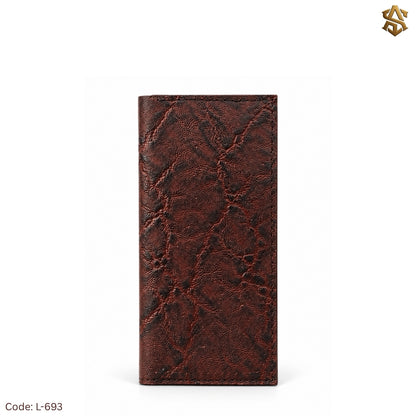 Python Textured Genuine Leather Long Wallet L:693