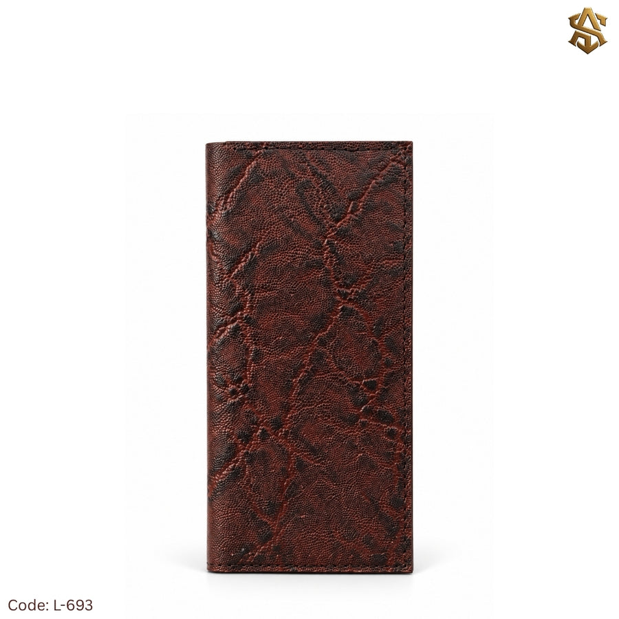 Python Textured Genuine Leather Long Wallet L:693