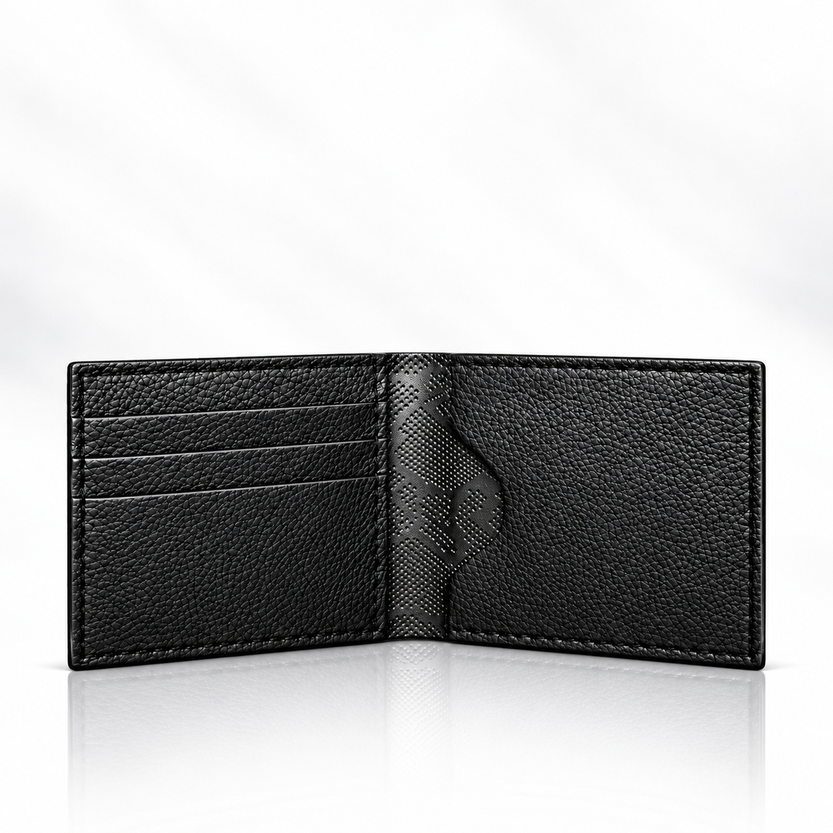 Python Textured Genuine Leather Bi-Fold Wallet T:199A