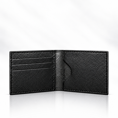 Python Textured Genuine Leather Bi-Fold Wallet T:199A