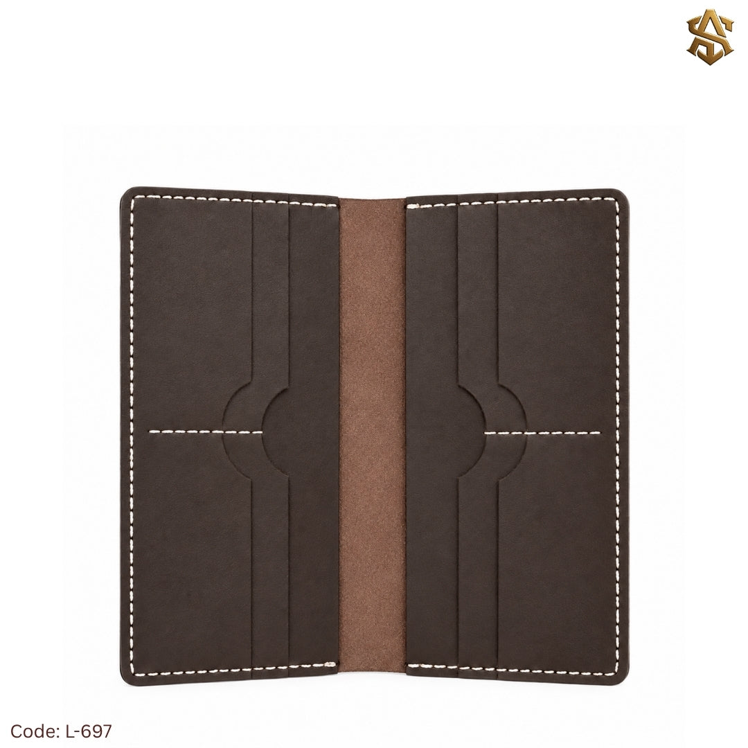 Genuine Leather Long Wallet L:697