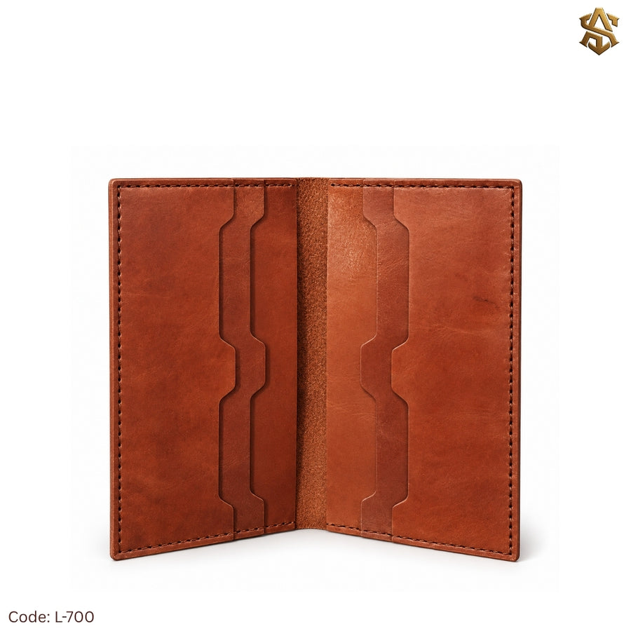 Snake Textured Genuine Leather Long Wallet L:700