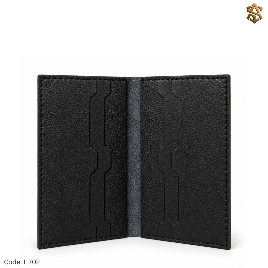 Ostrich Textured Genuine Leather Long Wallet L:702