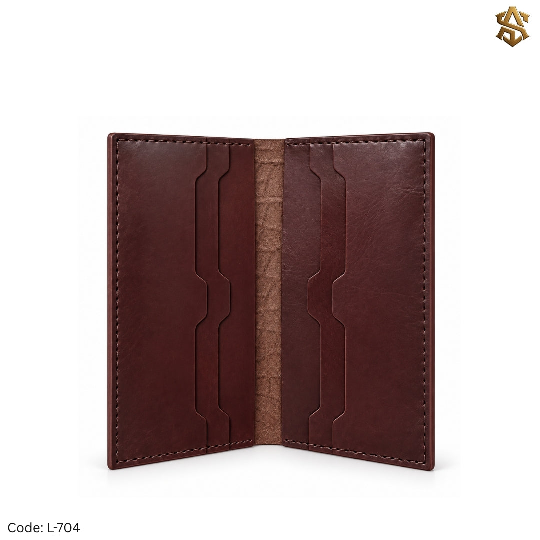 Crocodile Textured Genuine Leather Long Wallet L:704