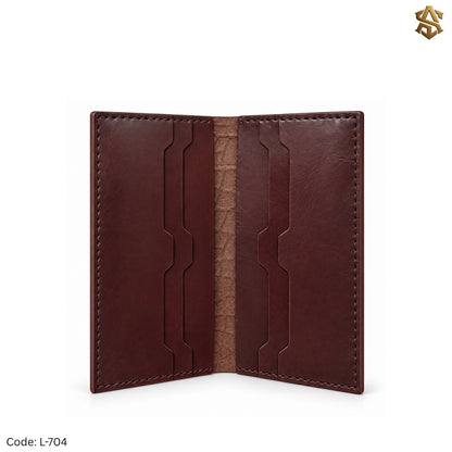 Crocodile Textured Genuine Leather Long Wallet L:704
