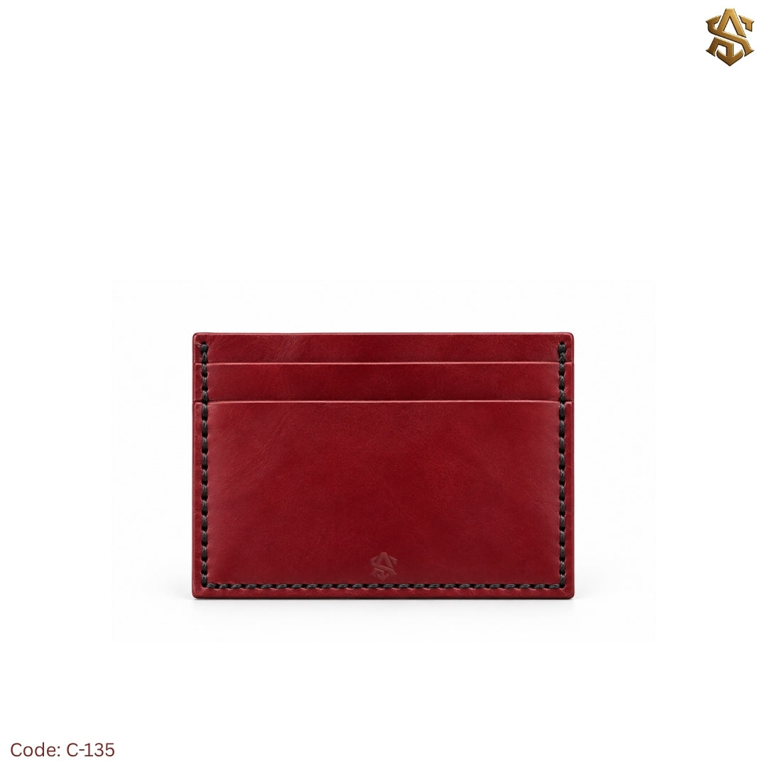 Genuine Leather Single Cardholder Wallet C:135