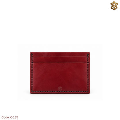 Genuine Leather Single Cardholder Wallet C:135