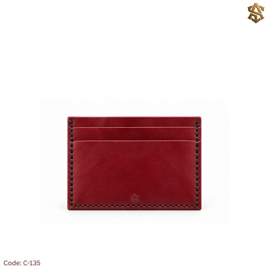 Genuine Leather Single Cardholder Wallet C:135