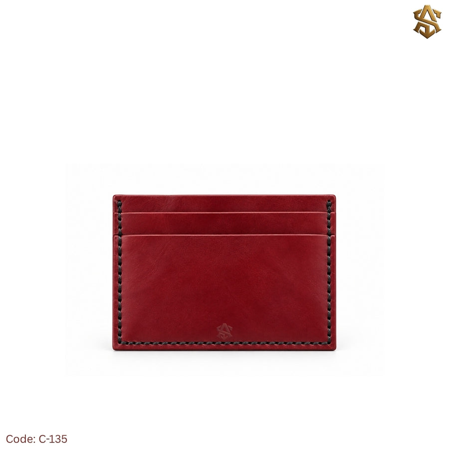 Genuine Leather Single Cardholder Wallet C:135