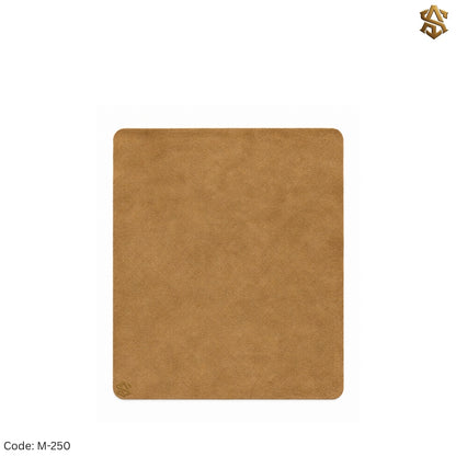 Brown Grainy Leather Mouse Pad M:250