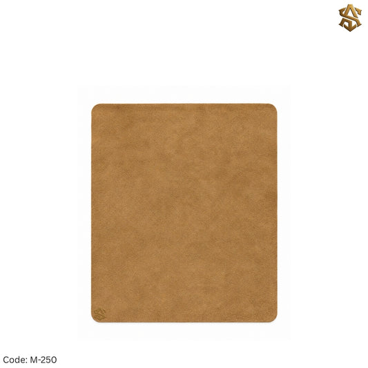 Brown Grainy Leather Mouse Pad M:250