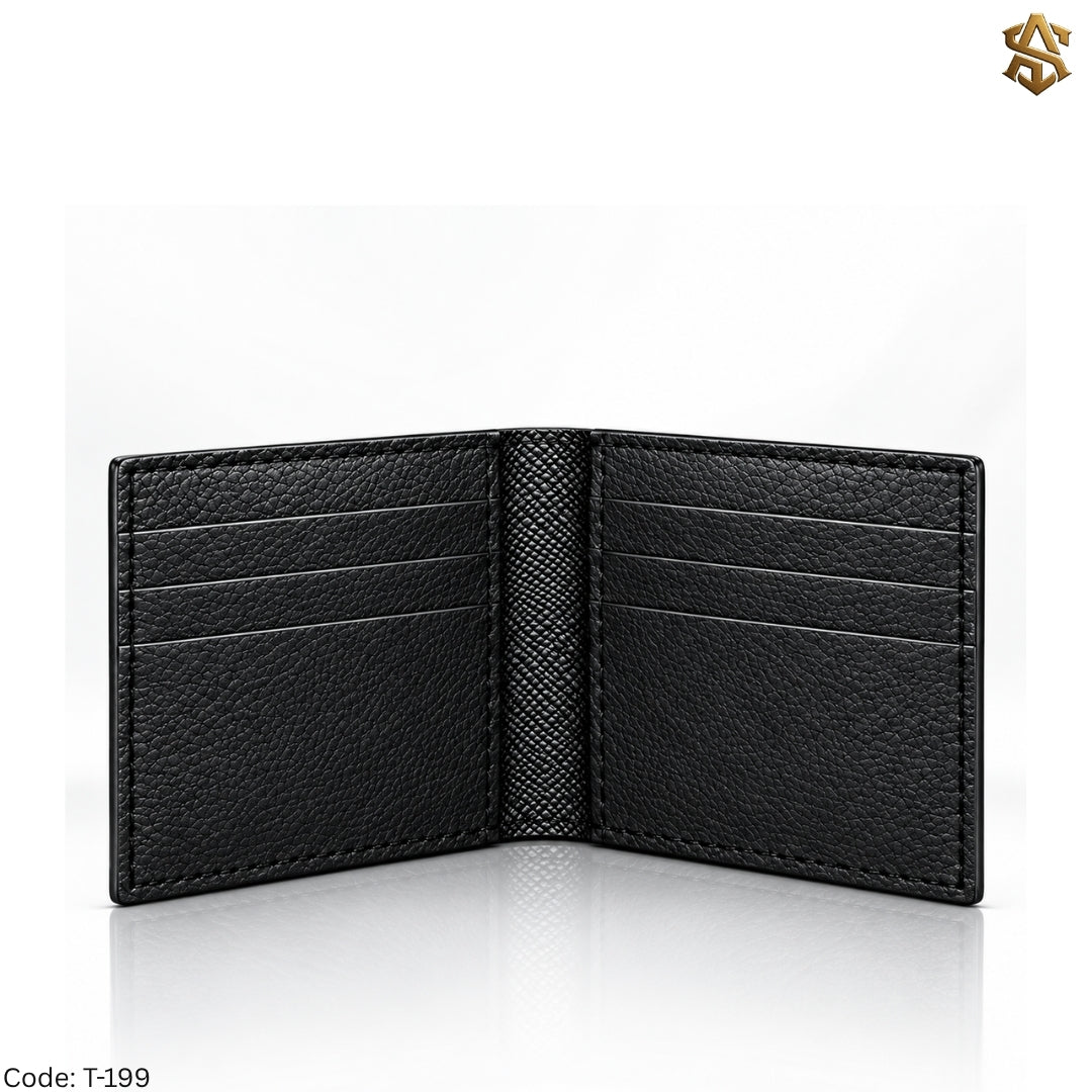 Python Textured Genuine Leather Bi-Fold Wallet T:199