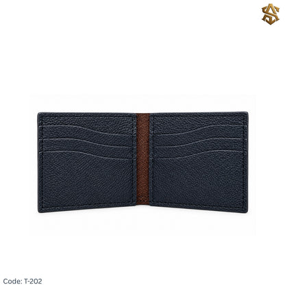 Python Textured Genuine Leather Bi-Fold Wallet T:202